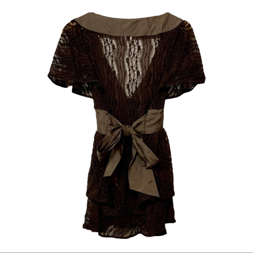 Anthro Ric Rac Short Sleeve Lace Blouse - Picture 2 of 6